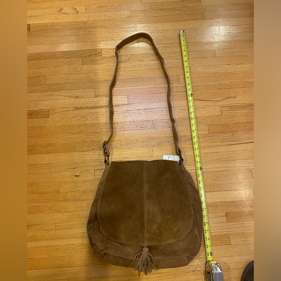 Brand new Raj Tan/Brown Suede Crossbody Purse (NWT) - Picture 15 of 16